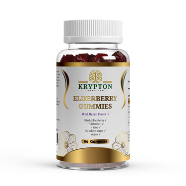 Elderberry + Vitamin C + Zink Gummies - Krypton Energy Labs